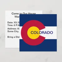 Colorado State Flag Invitation