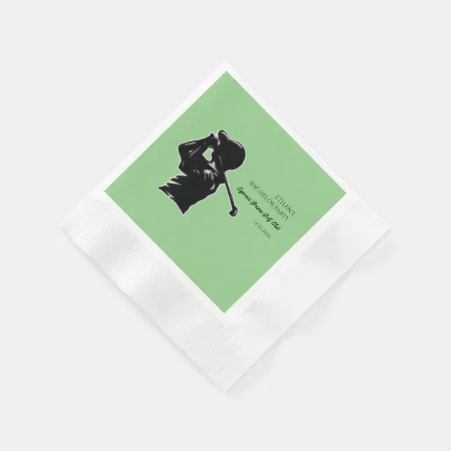 Golf Bachelor Party - Golfing trip Classic Stylish Napkins