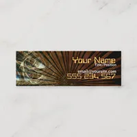 RusticBub Skinny Profile Mini Business Card