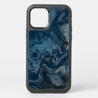 Blue Abstract Modern Fluid Art     OtterBox Symmetry iPhone 12 Pro Case