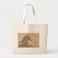 Faux Vintage Hackney Large Tote Bag