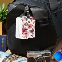 Cherry Blossom Luggage Tag