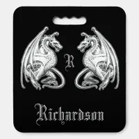 Personalized Winged Dragons Seat Cushion