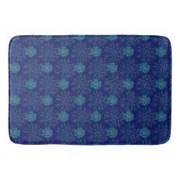 Floral Pattern Bath Mat