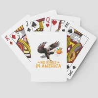 No Kings In America We The People Political Retro  Poker Cards
