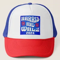 Harris & Walz Retro Trucker Hat