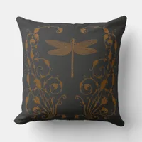 Elegant, Vintage, Victorian Steampunk Throw Pillow