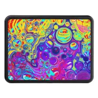 Modern Abstract Digital Fluid Art Hitch Cover
