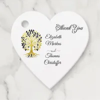 Golden Tree of Life Timeless Sophisticated Elegant Favor Tags