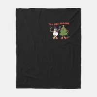 Tis The Season Christmas Tree Pals Classic Trendy  Fleece Blanket