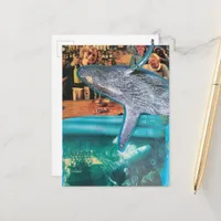 A Surreal Whale of a Time  Postcard