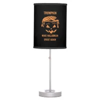 Sweatshirt, Trumpkin, Halloween Merch Classic Table Lamp