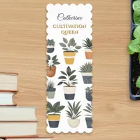 Plant Lover's Gardening Cultivation Queen Bookmark