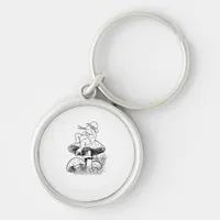 Cottagecore Aesthetic Frog Mushroom Toad Goblincor Keychain