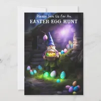 Gnome at Night & Eggs Easter