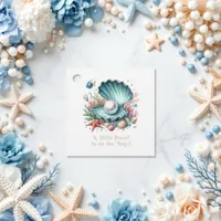 Under the Sea Little Pearl Baby Shower Favor Tags