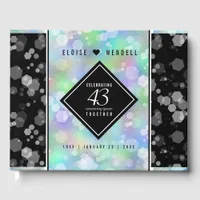 Elegant 43rd Opal Wedding Anniversary Celebration Guest Book