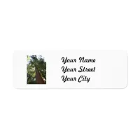 Giant Redwood Sequoia Treetop Label