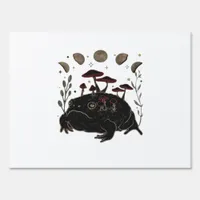 Academia Moon Witchy Goblincore Aesthetic Frog Cla Sign
