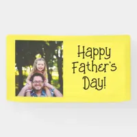 Personalized Happy Father's Day Photo Banner