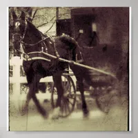 Amish Horse and Buggy Poster