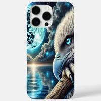 Night Sky Eagle Beneath Celestial Ocean Glow iPhone 16 Pro Max Case