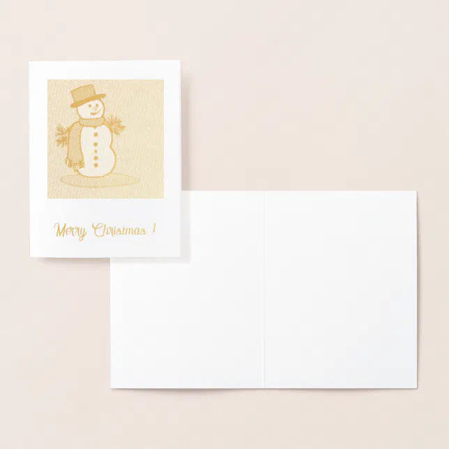 Snow Bonhomme Card