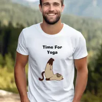 Cat Time For Yoga T-Shirt