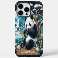 Panda's Forest Sanctuary: Bamboo Nourishment iPhone 16 Pro Max Case