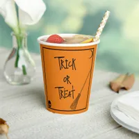 Halloween Trick or Treat  Paper Cups