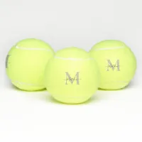 Personalize Monogram Initial Name Tennis Balls