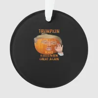 Trumpkin Pumpkin Make Halloween Great Again  Ornament