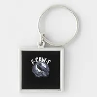 F-Caw-F Minimal Clean Keychain