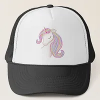 Pretty Unicorn Trucker Hat