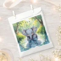 Baby Elephant Themed Baby Shower Favor Bag