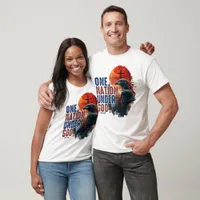 One Nation Under God Eagle Cross  T-Shirt