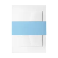 Light Blue Color Invitation Belly Band