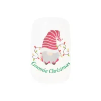 Gnomie Christmas Minx Nail Art