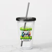 Cool Gamer Juice Personalized Video Gaming Acrylic Tumbler