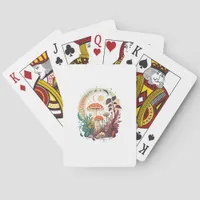 Aesthetic Goblincore And Cottagecore Mushroom Tren Poker Cards