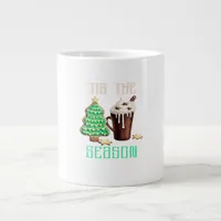 Tis The Season Christmas Giant Coffee Mug