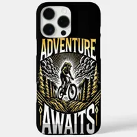 Adventure Awaits With Scenic Mountain Illustration iPhone 16 Pro Max Case