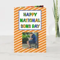 Happy National Sons Day | September 28th Card