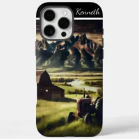 Tractor In The Tetons iPhone 16 Pro Max Case