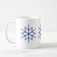 Mug - Blue Snowflakes