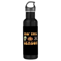 Tis The Season Halloween Stainless Steel Water Bottle