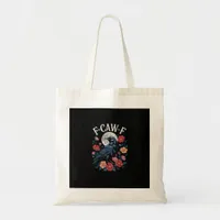 F-Caw-F Crow Gothic Raven Caw Caw For Halloween  Tote Bag