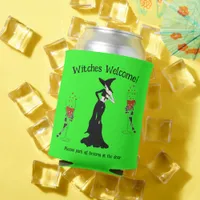 Witch Bloody Cocktail Hart Skeleton Hand Halloween Can Cooler