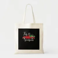 Fun Christmas Tis The Season Holiday Tote Bag
