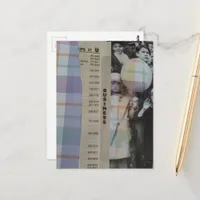 Vintage Children With Balloons Collage Postcard